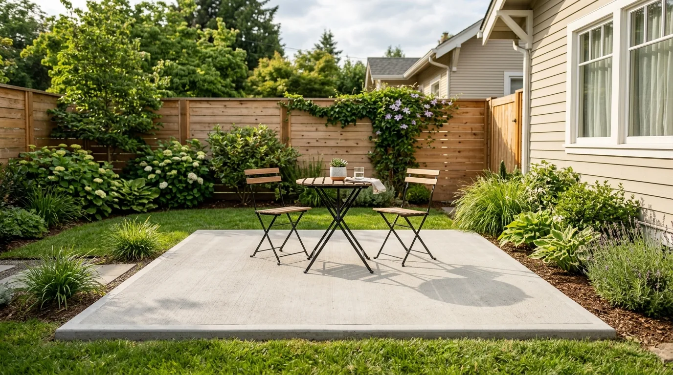 12 Easy Concrete Patio Ideas for Beginners